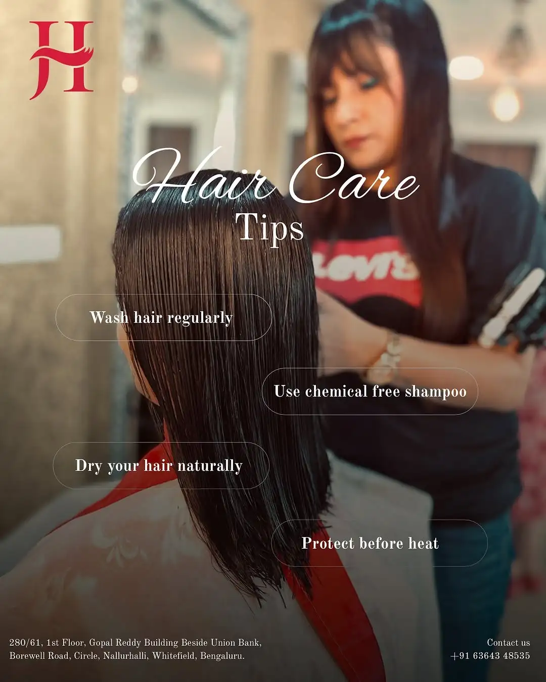 Jawed Habib Unisex Salon, Nallurhalli