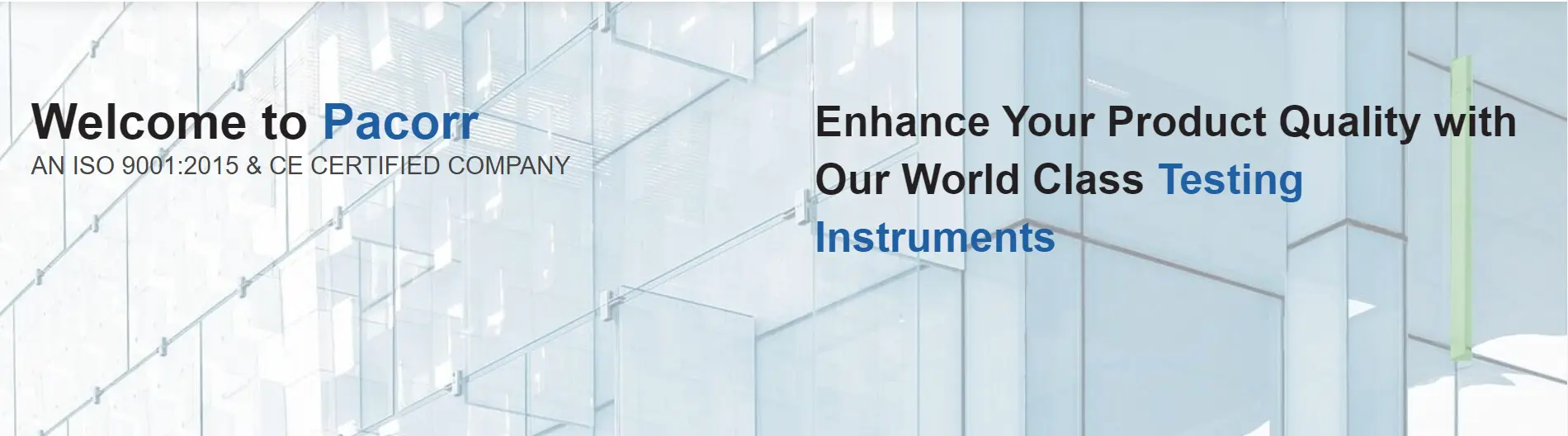 Pacorr Testing Instruments Pvt Ltd