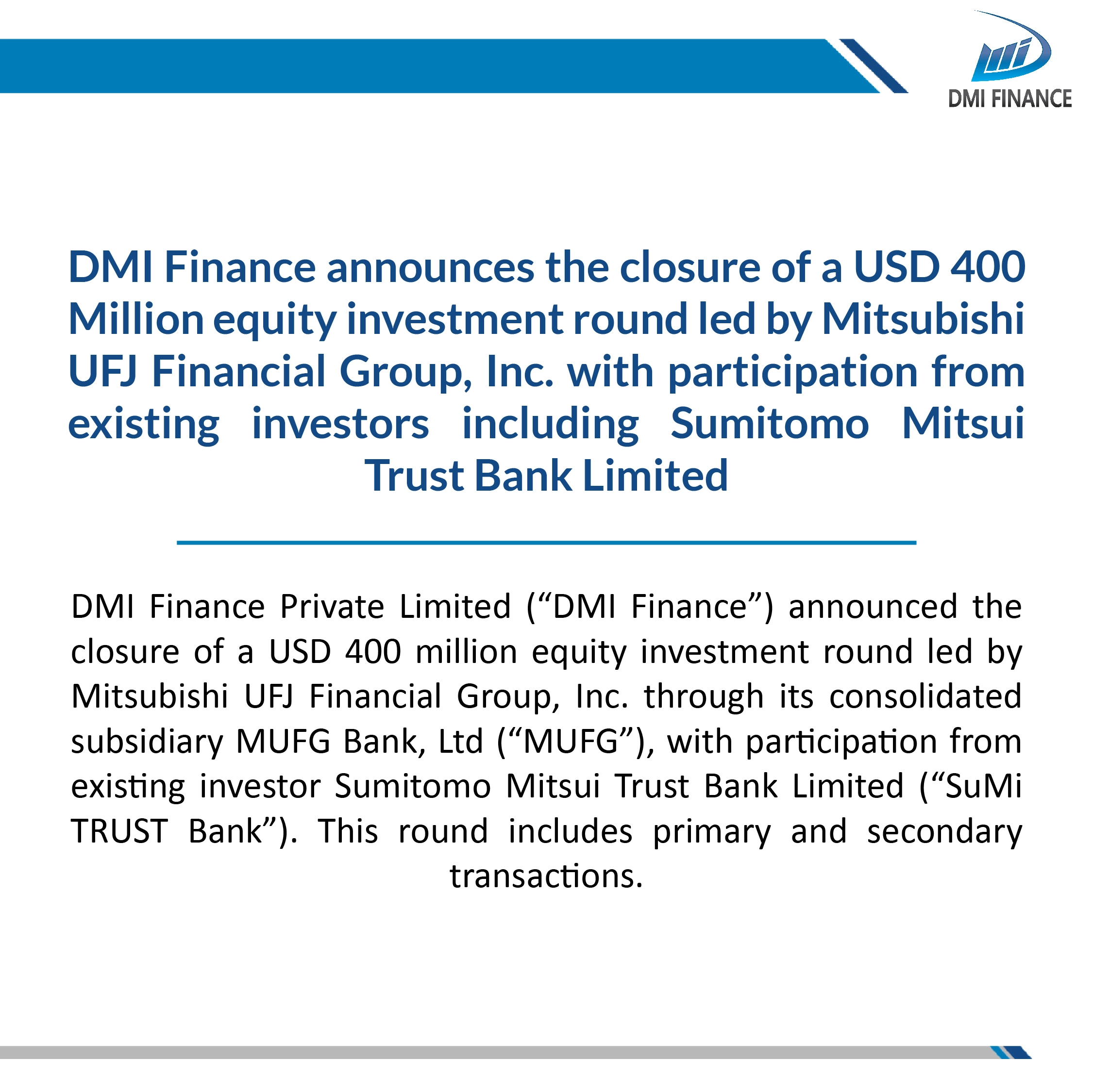 DMI Finance Pvt Ltd