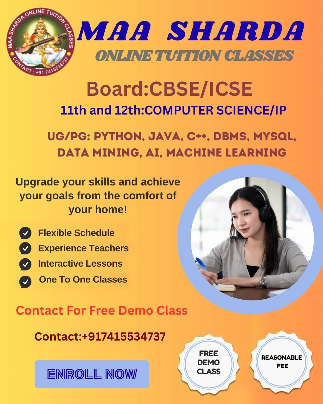 Maa Sharda Online Tution Classes