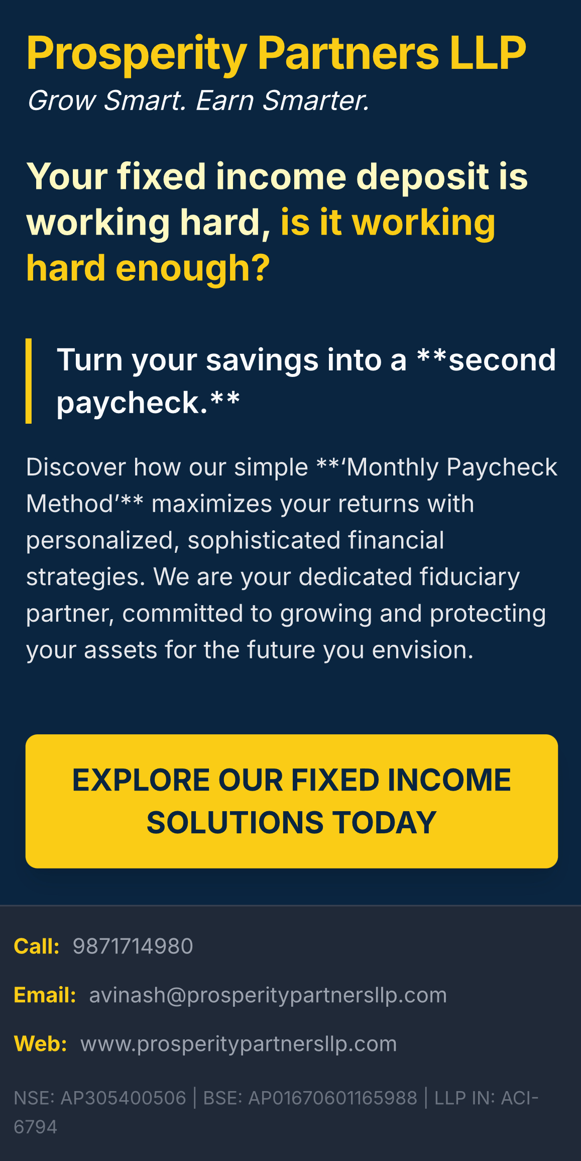 Prosperity Partners LLP