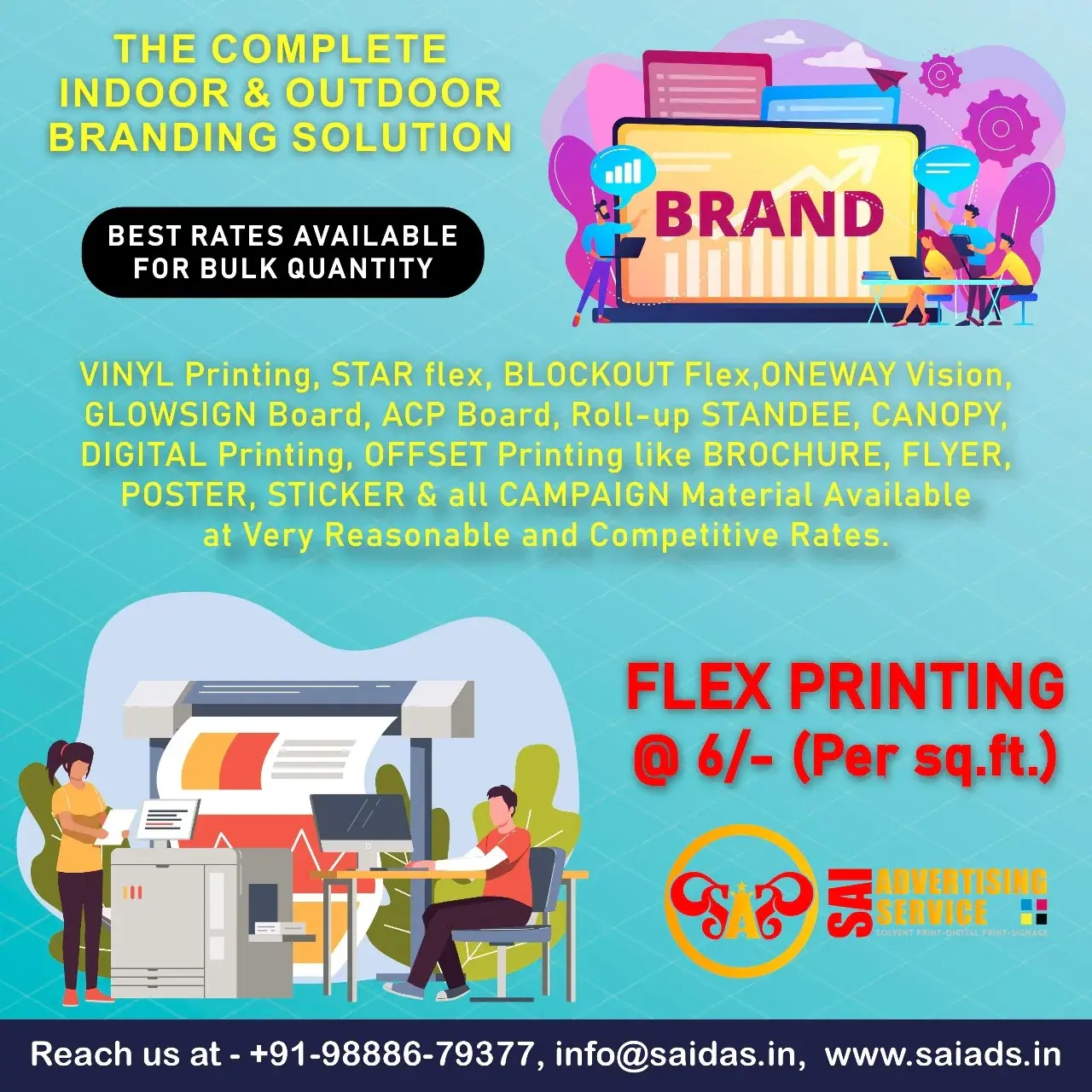 Sai Advertising - Flex Printing in Chandigarh