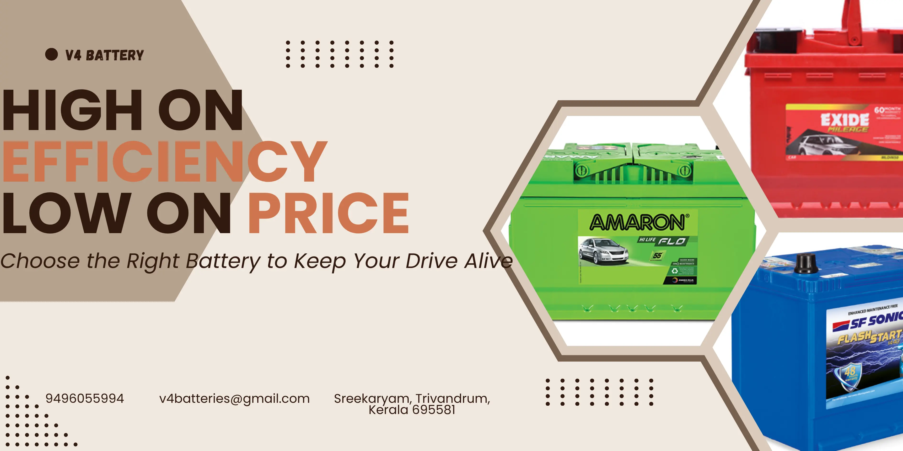 V4 Lights and Batteries