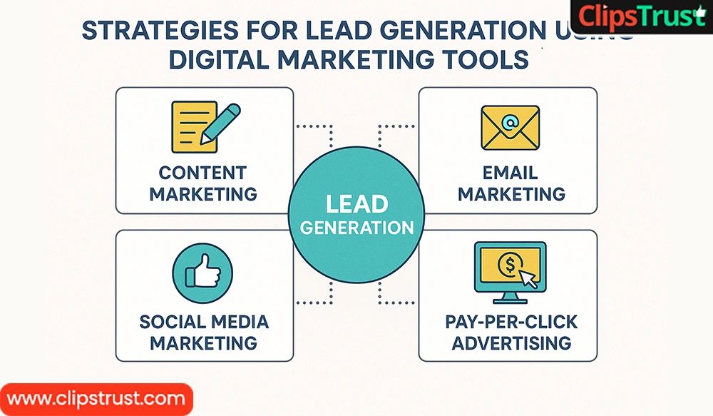 What are the Strategies for Lead Generation Using Digital Marketing Tools