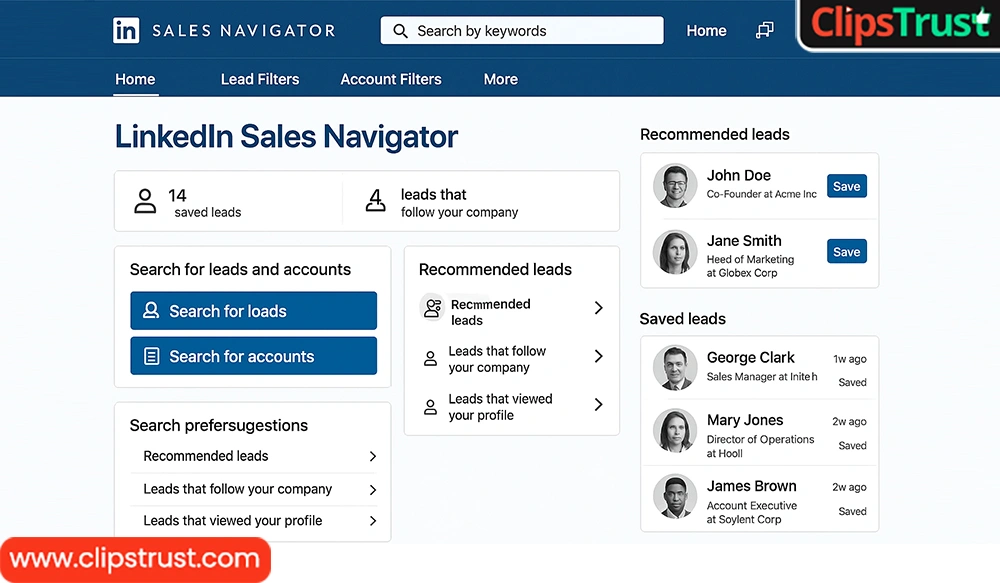 Linked In ad Navigator 