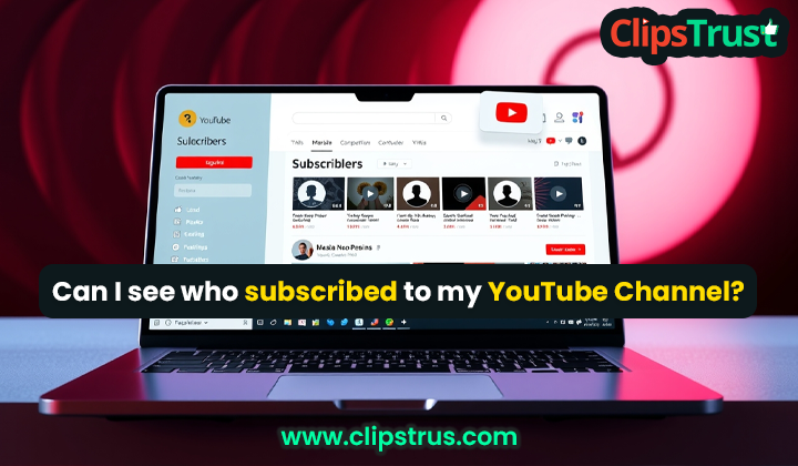 can i see who subscribed my channel