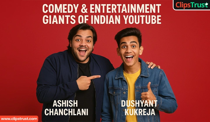 Comedy and Entertainment Giants of Indian Youtube 
