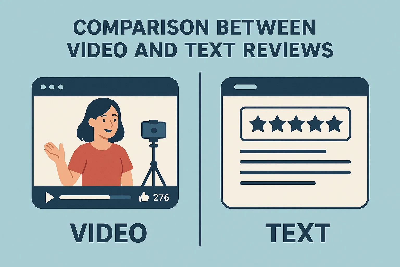 Comparison Between Video and Text Reviews