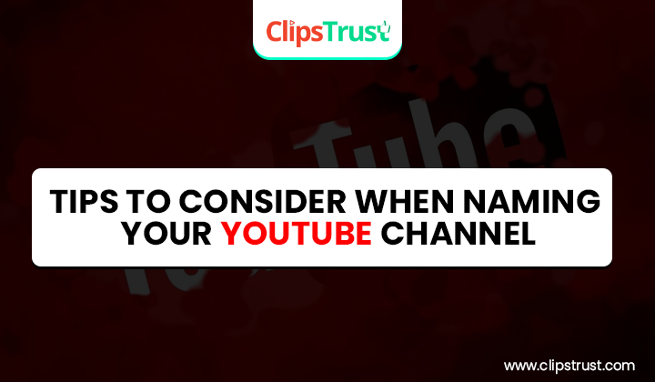 things to consider when naming youtube channel name