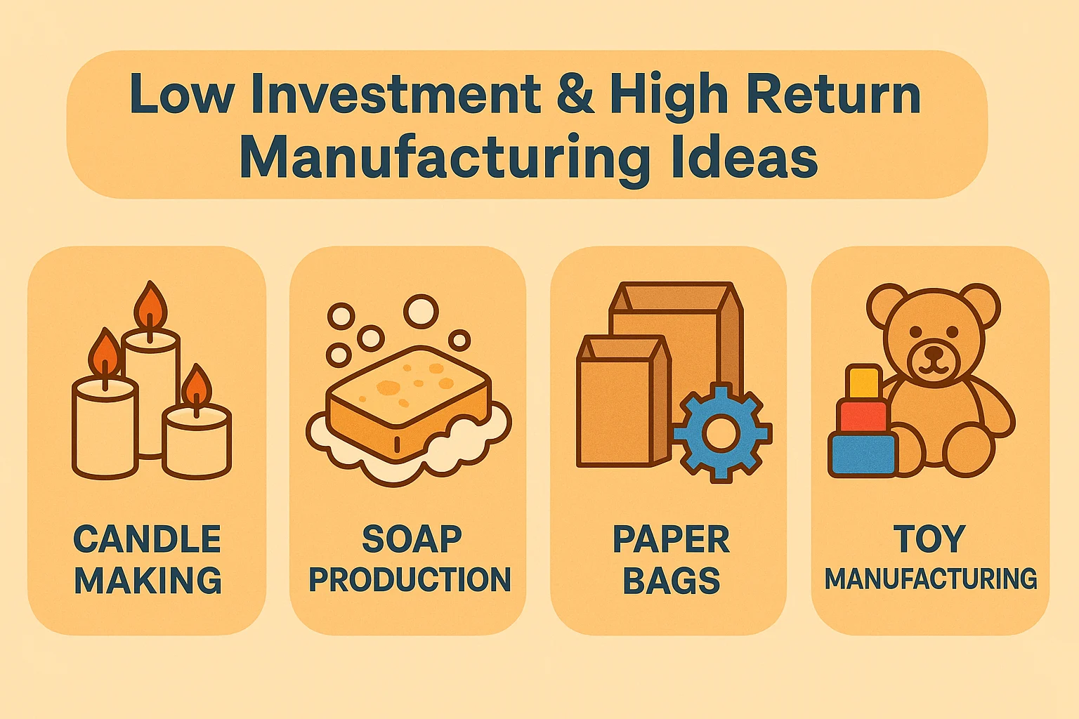 low investment manufacturing ideas