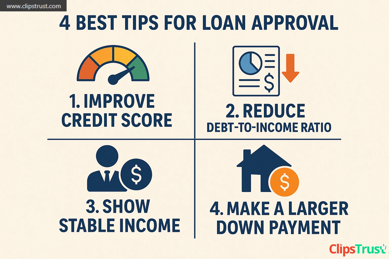 4 best tips for loan approval