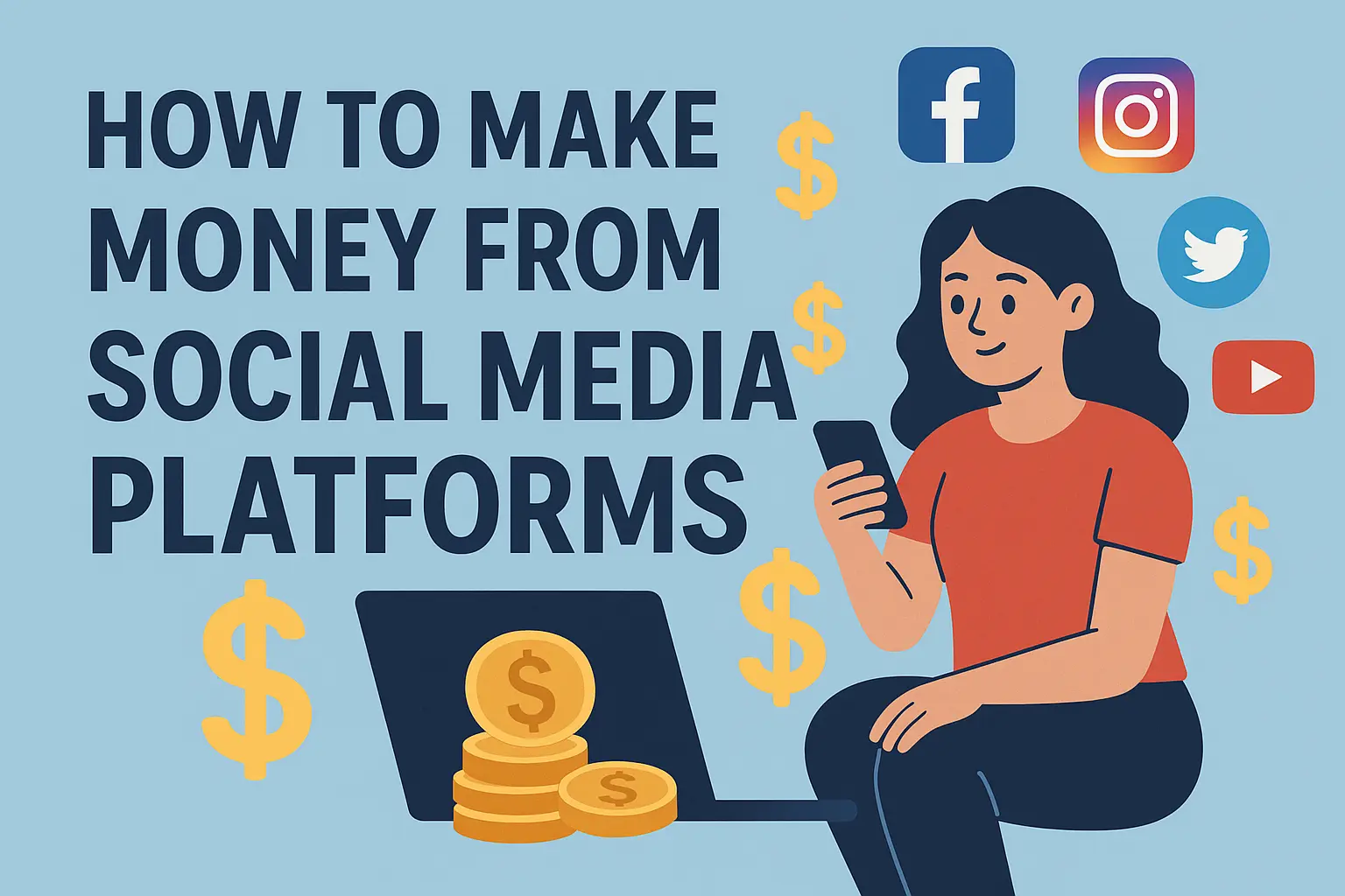 How to make money from social media platforms
