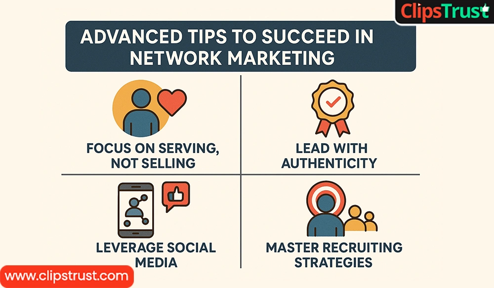 the advanced tips to succeed in network marketing