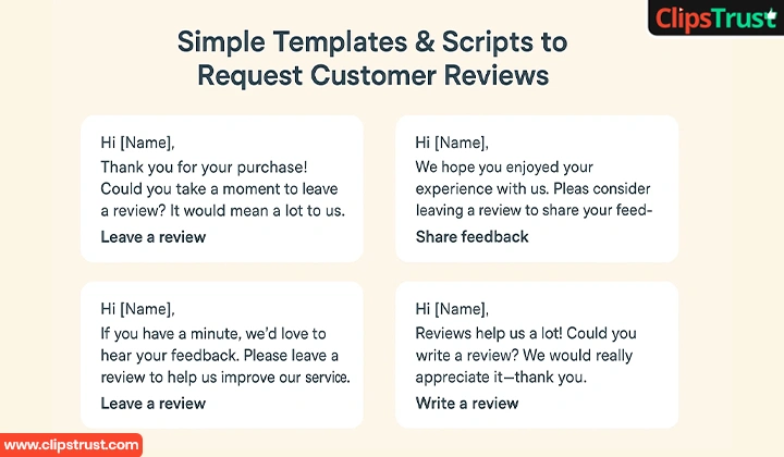 Explore Simple Templates Scripts to Request Customer Reviews