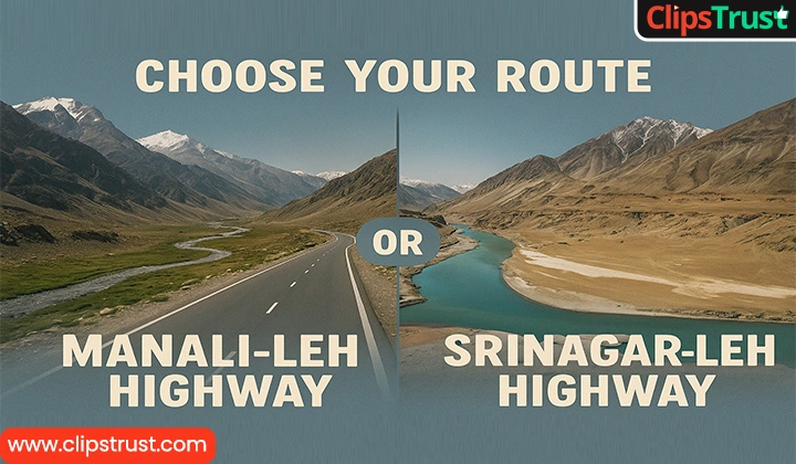 Manali-Leh or Srinagar-Leh Highway