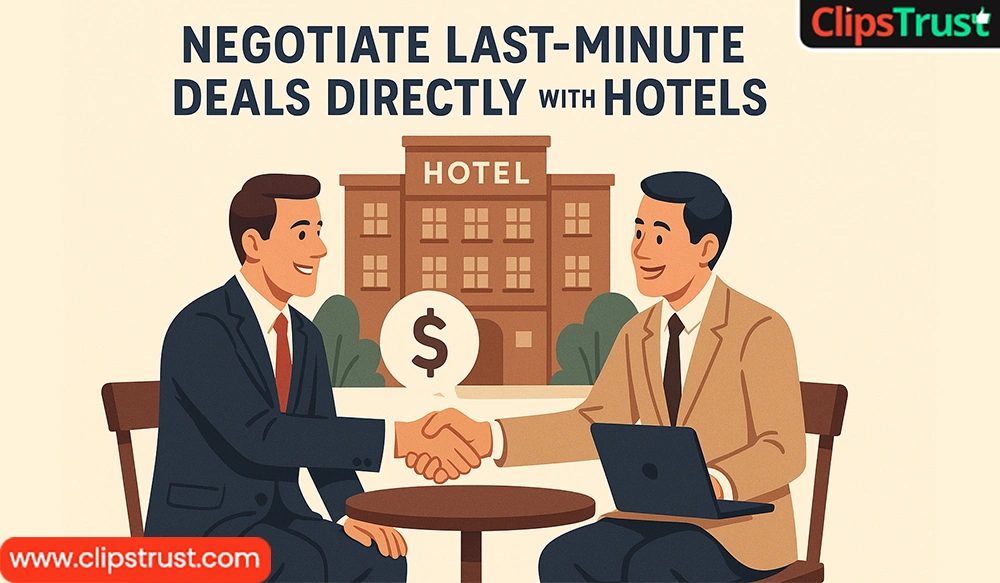 Negotiate Last-Minute Deals Directly with Hotels