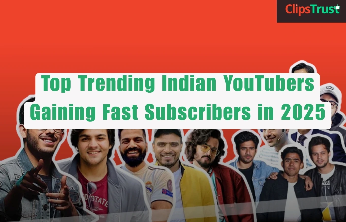 Top Trending Indian YouTubers Gaining Fast Subscribers in 2025