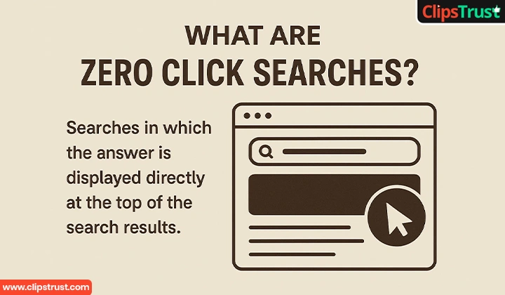 what do you mean by zero click searches
