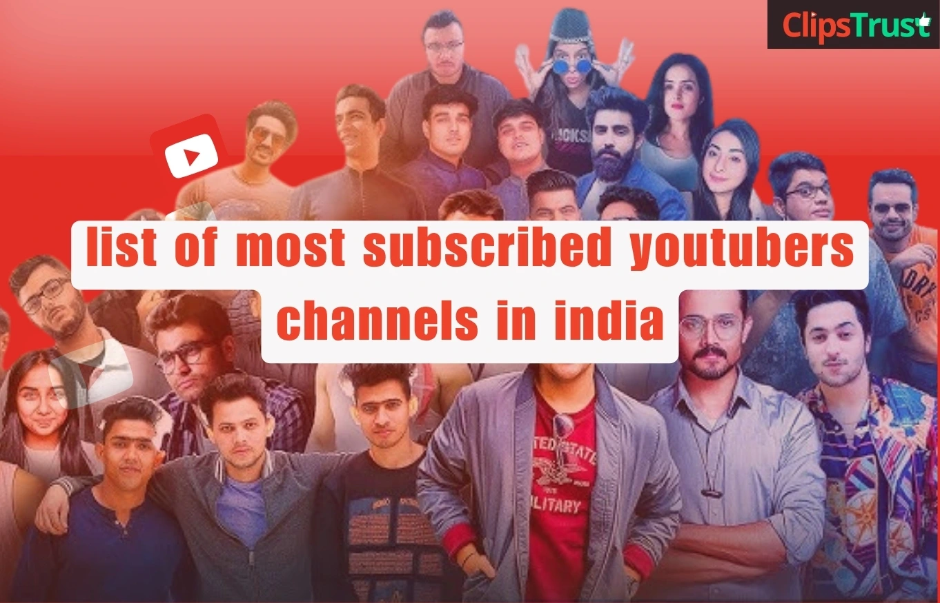 List of Top Most 15 Subscribed YouTubers Channels in India 