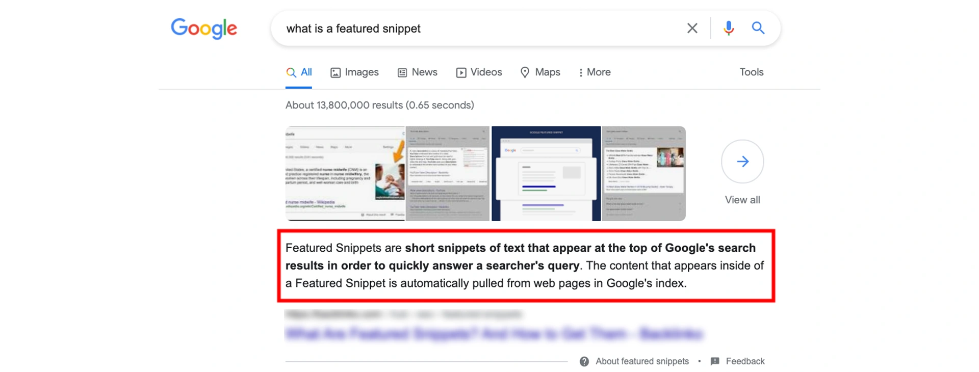 what-is-a-featured-snippet-query-bolding-example