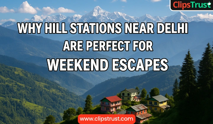 Why Hill Stations near delhi are perfect for weekend escapes