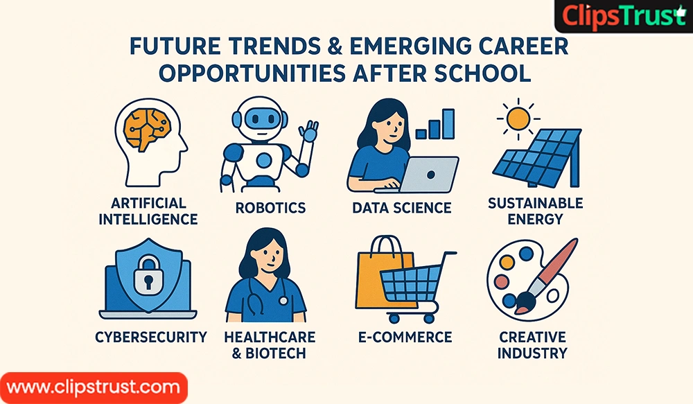 What are Future Trends & Emerging Career Opportunities After School