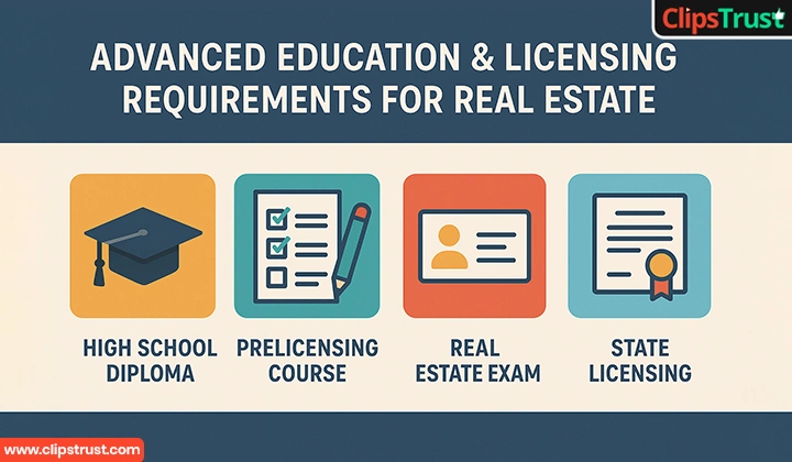 What are the Advanced Education & Licensing Requirements for Real Estate