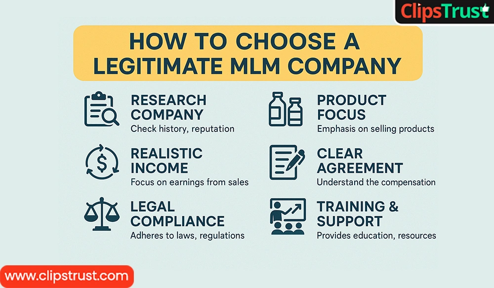 how to choose legitimate mlm company