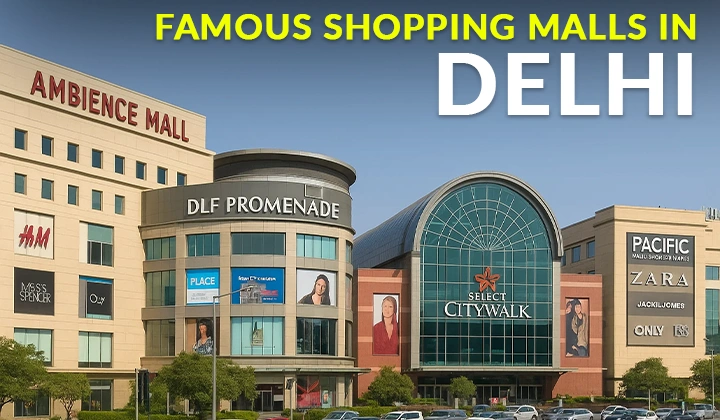 famous shopping malls in delhi